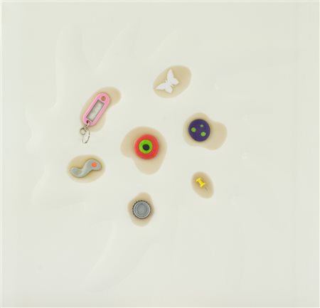 Renzo Nucara Bang 10 - 37, 2011 Legno, carta, colore serigrafico, resine ed...