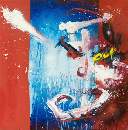 Cano (Raffaello Canu) Jassi James, 2007 Tecnica mista su tela, cm. 100x100...