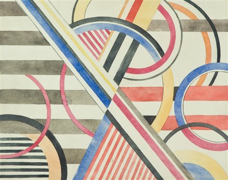 Avanguardia Russa Senza titolo Acquerello su carta, cm. 25x31