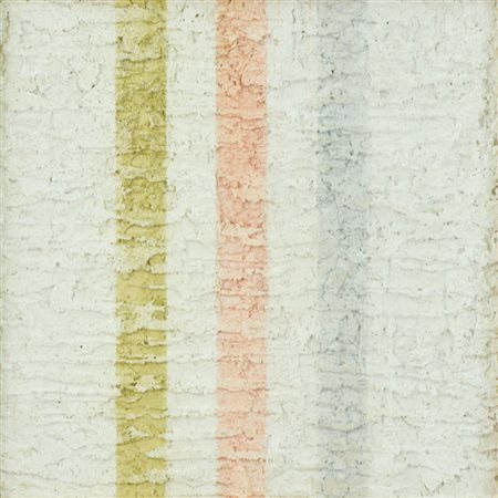 Elio Marchegiani Grammature di colore, 1974 Pigmenti su intonaco, cm. 16x16...