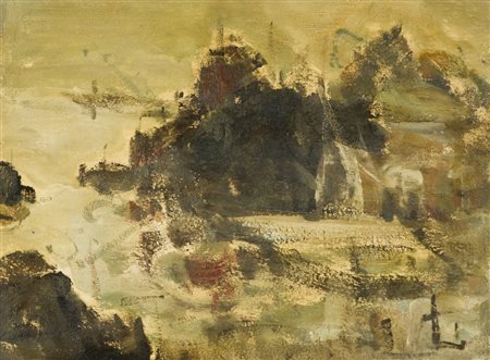 Alvaro Danti Marina Olio su tavola, cm. 30x40 Firmato in basso a destra.