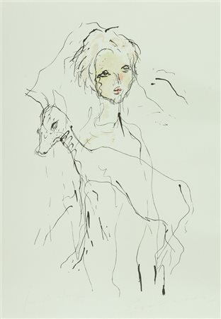 Ernesto Treccani Senza titolo Litografia su carta, cm. 70x50, es. P.A....