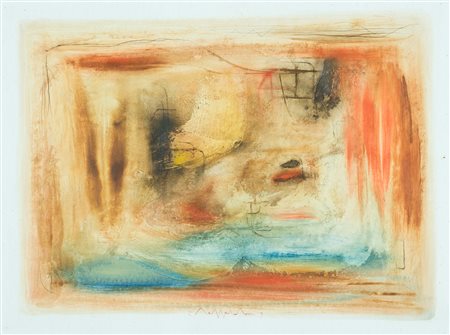 Raffaele Rossi Senza titolo Tecnica mista su carta, cm. 57x76 Firmato in...