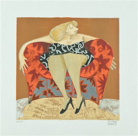 Giovanni Maranghi Lotto unico di quattro Opere - "Fay - III", 2005, Graffito...