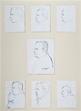 Nino Tirinnanzi Studio - Omaggio a Zeffirelli -, 1996 Sette chine su carta,...