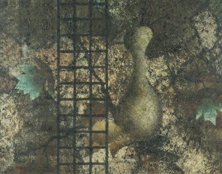 Gianfranco Rontani Senza titolo, 1963 Olio su tela, cm. 40x50 Firma e data in...