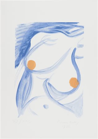 Primo Conti Nudo, 1988 Litografia su carta, cm. 69x49,5, es. XIX/XXX Firma e...