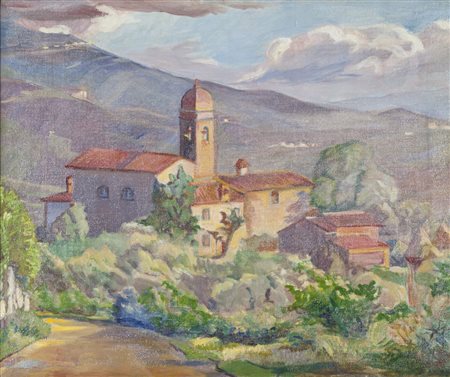 Antony De Witt Paesaggio, 1915/1920 c.a. Olio su tela, cm. 50x61 Firmato in...