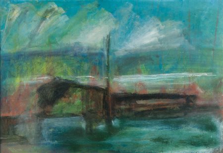 Demo Badioli Marina, 1978 Tecnica mista su cartone, cm. 40x58 Sul verso:...