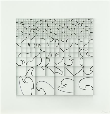 Bruno Di Bello Senza titolo, 1974 Tecnica mista su cartone, cm. 68x68 Firma e...