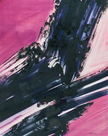 Ferdinando Chevrier Dall'oltre, 1966 Olio su tela, cm. 100x80 Firmato in...