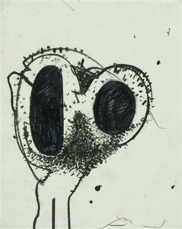 Emilio Scanavino Senza titolo, 1971 Tecnica mista su carta, cm. 14x11 Firmato...