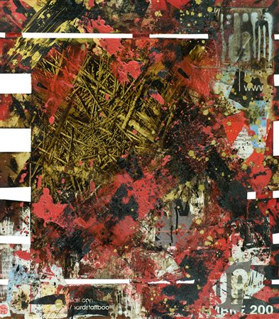 Pho (Marco Grassi) Staccionata P - B9, 2008 Tecnica mista su assemblaggio in...