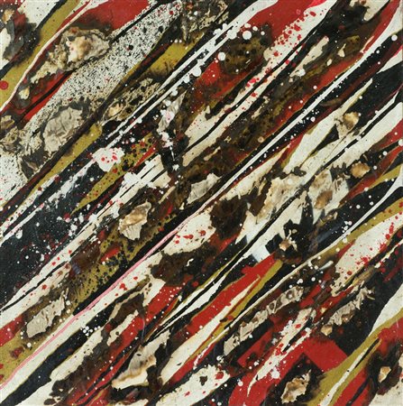 Rae Martini (Marino Martini) Head hi, 2008 Tecnica mista su tela, cm. 70x70...