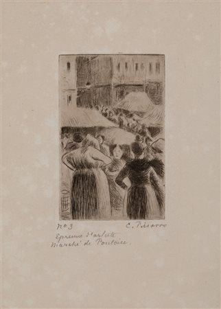 Pissarro Camille - Marchè de Pontoise, 1888