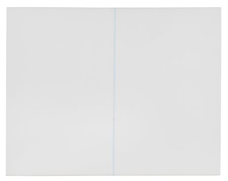 Calderara Antonio - Tensione verticale al centro e attrazione viola, 1969