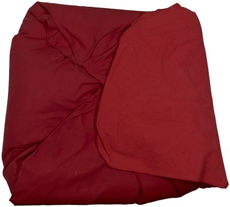 Cesare Berlingeri ROSSO PIEGATO tecnica mista su tela piegata, cm 48x52,5x15...