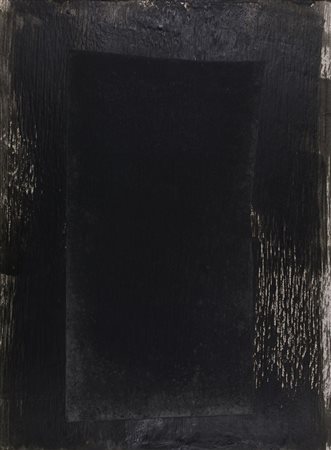 Paolo Cotani SENZA TITOLO tecnica mista e cera su cartoncino, cm 76,5x56,5...