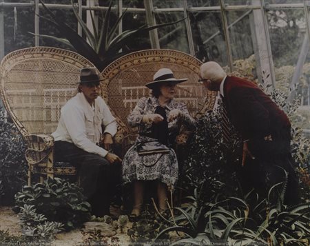 Joseph Beuys MEETING OF LADY ROSEBERRY, JOSEPH BEUYS AND BUCKMINSTER FULLER...