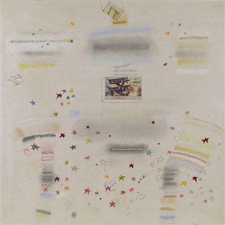 Luca Alinari MEMORIA DELLA MEMORIA DELLA MEMORIA acrilico su tela, cm 70x70...