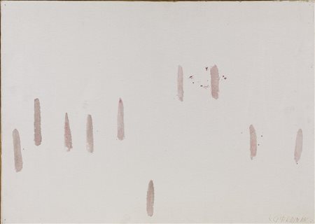 Lorenzo Guerrini COMPOSIZIONE acrilico su tela, cm 50x70 firma e data...