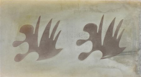 Ezio Gribaudo RICORDO DEL MESSICO 1967 rilievo colorato su cartone, cm 48x66...