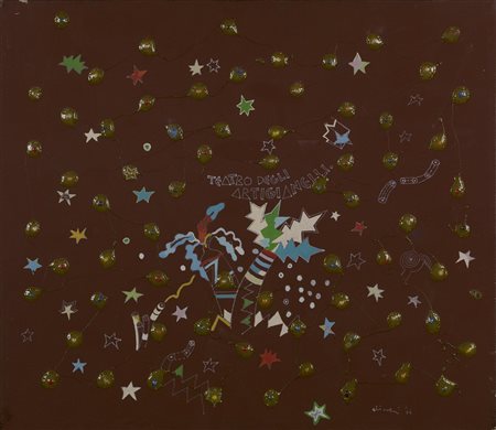 Luca Alinari TEATRO DEGLI ARTIGIANELLI acrilico su tela, cm 30x35 firma,...