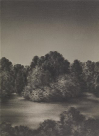 Serse ARIA DI PARIGI grafite su carta applicata su alluminio, cm 33x24 sul...