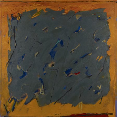 Walter Fusi DA AFTER THE LONG SUMMER tecnica mista e acrilico su tela, cm...