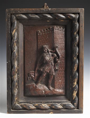 SCULTORE VENETO DEL XVII SECOLO  Anfione costruisce le mura di Tebe. .