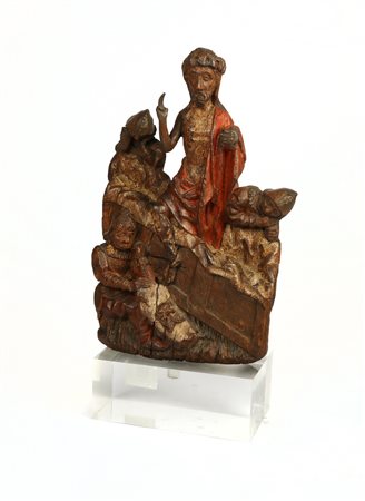 SCULTORE NORDEUROPEO DEL XVI SECOLO  La resurrezione del Cristo.