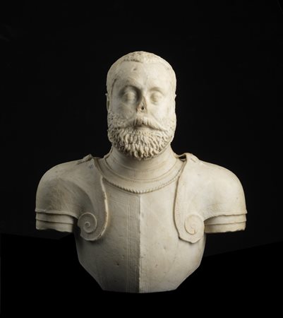 SCULTORE DEL XVI SECOLO  Busto dell'imperatore Carlo V.