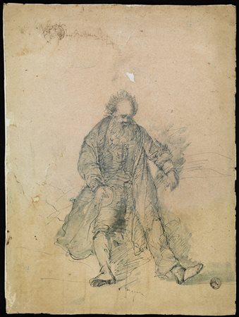 ARTISTA DEL XVIII SECOLO  Ritratto di anziano. .