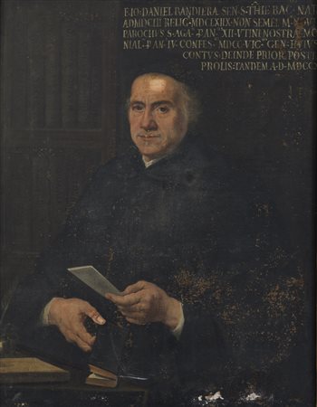 ARTISTA DEL XVII SECOLO  Ritratto di prelato.