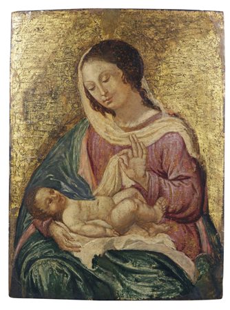 ARTISTA DEL XVI SECOLO  Madonna con Bambino.