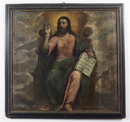 ARTISTA VENETO DEL XVI SECOLO  Cristo benedicente.
