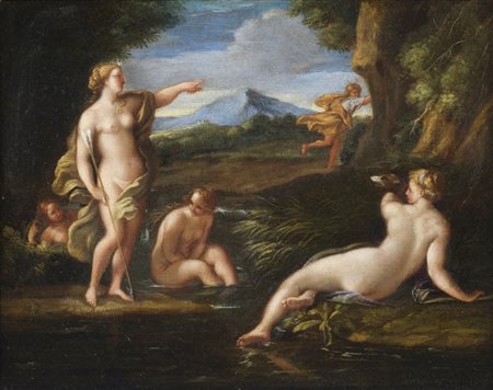 ARTISTA VENETO DEL XVII SECOLO  Diana e Atteone. .
