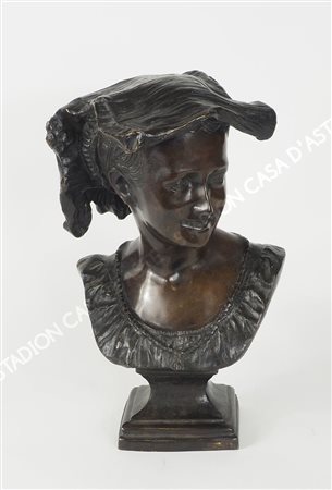 copia da Jean Baptiste Carpeaux 1827-1875 "Ragazza napoletana" h. cm. 41 -...