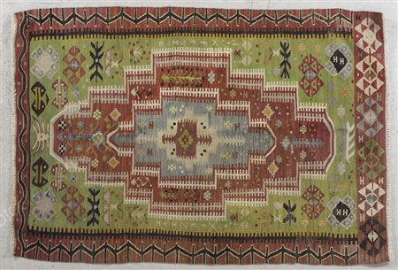Piccolo tappeto Kilim, cm. 94x134.