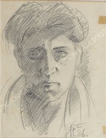 Lotto di 4 opere incorniciate tra cui due disegni di Ugo Carà. Misure diverse.