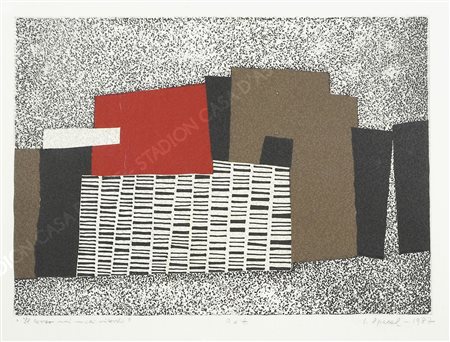 Luigi Spacal Trieste 1908-2000 "Il Carso nei miei ricordi" cm. 50x70 -...