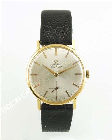 Omega: orologio da polso da uomo con cassa rotonda in oro giallo, quadrante...