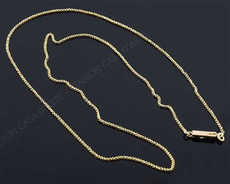 Collana Manin in oro giallo, gr 4,5