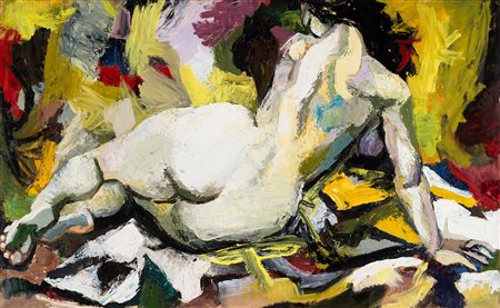 Renato Guttuso (Bagheria 1911-Roma 1987)  - Nudo , 1957