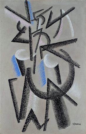 Gino Severini (Cortona 1883-Parigi 1966)  - Untitled, 1913