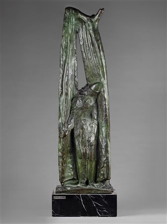 Arturo Martini (Treviso 1889-Milano 1947)  - Teatrino con Pierrot, 1941