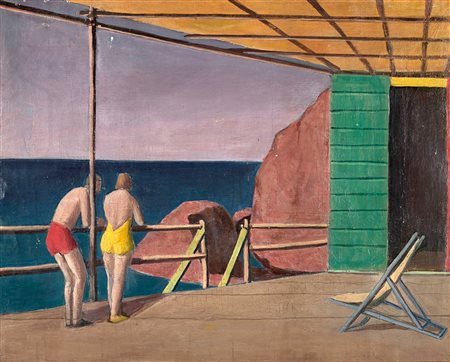 Pompeo Borra (Milano, 1898-1973)  - Composizione, 1939