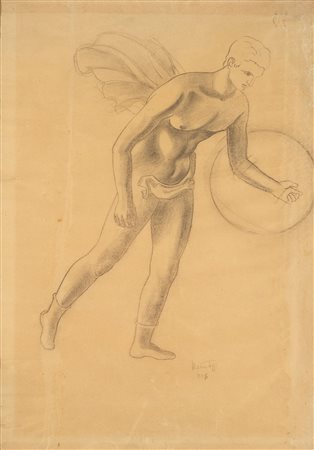 Mario Tozzi (Fossombrone 1895-Saint-Jean-du-Gard 1979)  - Il discobolo, 1926