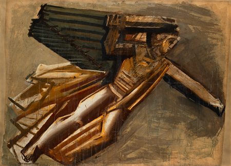 Mario Sironi (Sassari 1885-Milano 1961)  - Vittoria alata, 1935