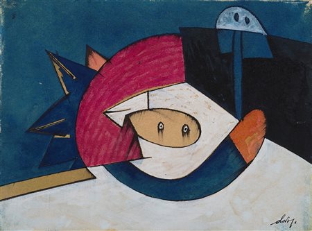 Gianni Dova (Roma 1925-Pisa 1991)  - Untited